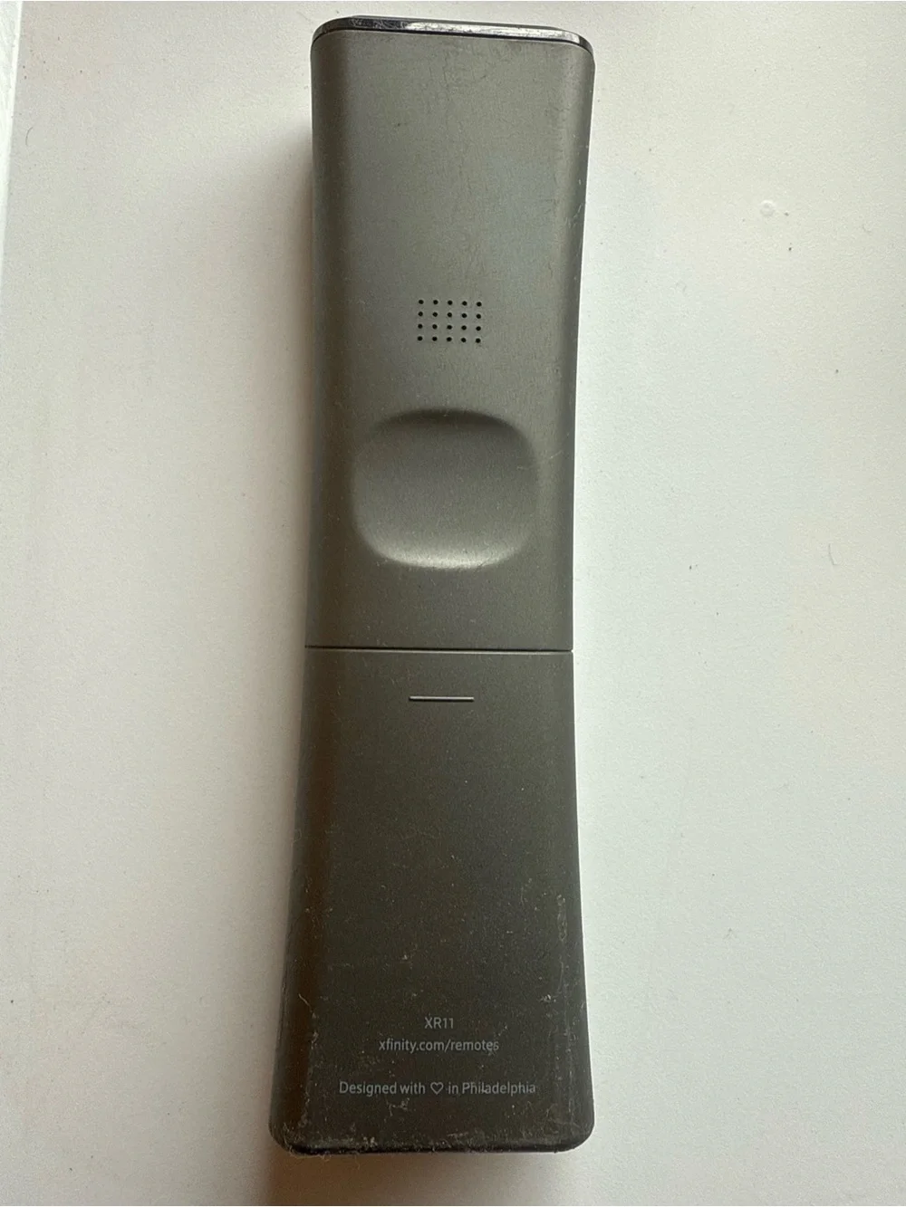 Remote Control in Dark Gray with Silver D-Pad